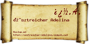 Ösztreicher Adelina névjegykártya
